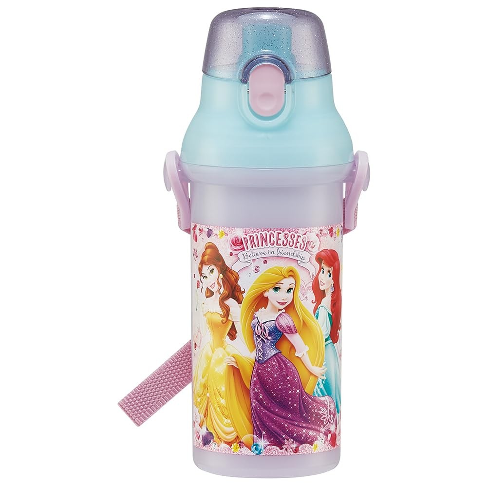 Skater Water Bottle Disney Princess 480ml Children's Plastic