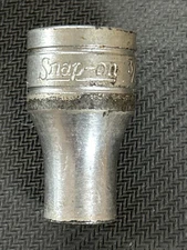 Snap-On 3/8” Shallow Socket 1/2” Drive 6 Point TW121 Vintage USA Snap On