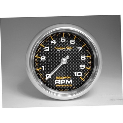 AutoMeter 4798 Carbon Fiber Air-Core In-Dash Tachometer Gauge