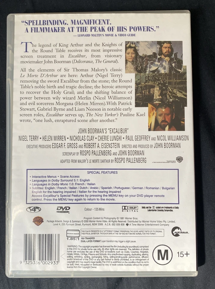 Excalibur (DVD, 1981) - image 2 of 4
