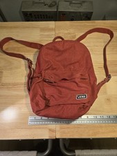 Vtg Vans RED SMALL BACKPACK 2018 10x11" Canvas