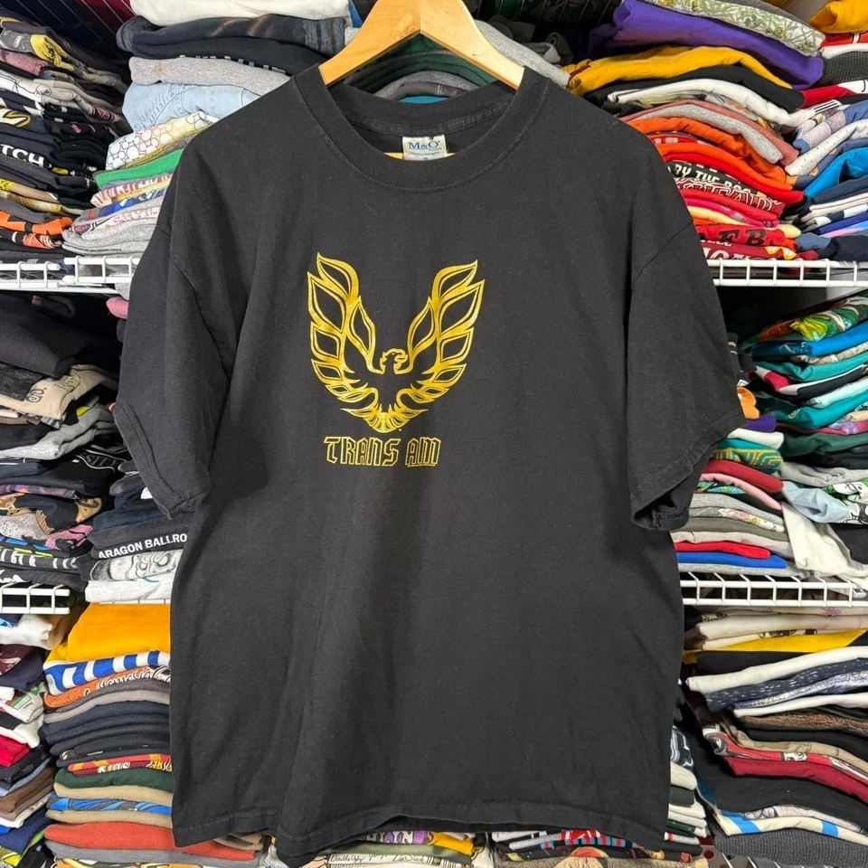 Y2K Trans Am Logo Coche Camiseta Negro XL Foto 2 de 4