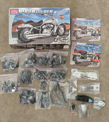 Mega Bloks 9773 Harley Davidson V Rod Motorcycle bike Kit model Instruction book