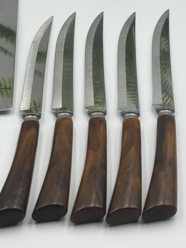 Group of 10 Knives/Kitchen utensils with Bakelite / plastic Handles - Picture 2 of 17