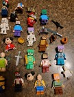Lego Mini Figs Lot & Accessories All Shown Disney Minecraft Minions & More As-Is — photo 2