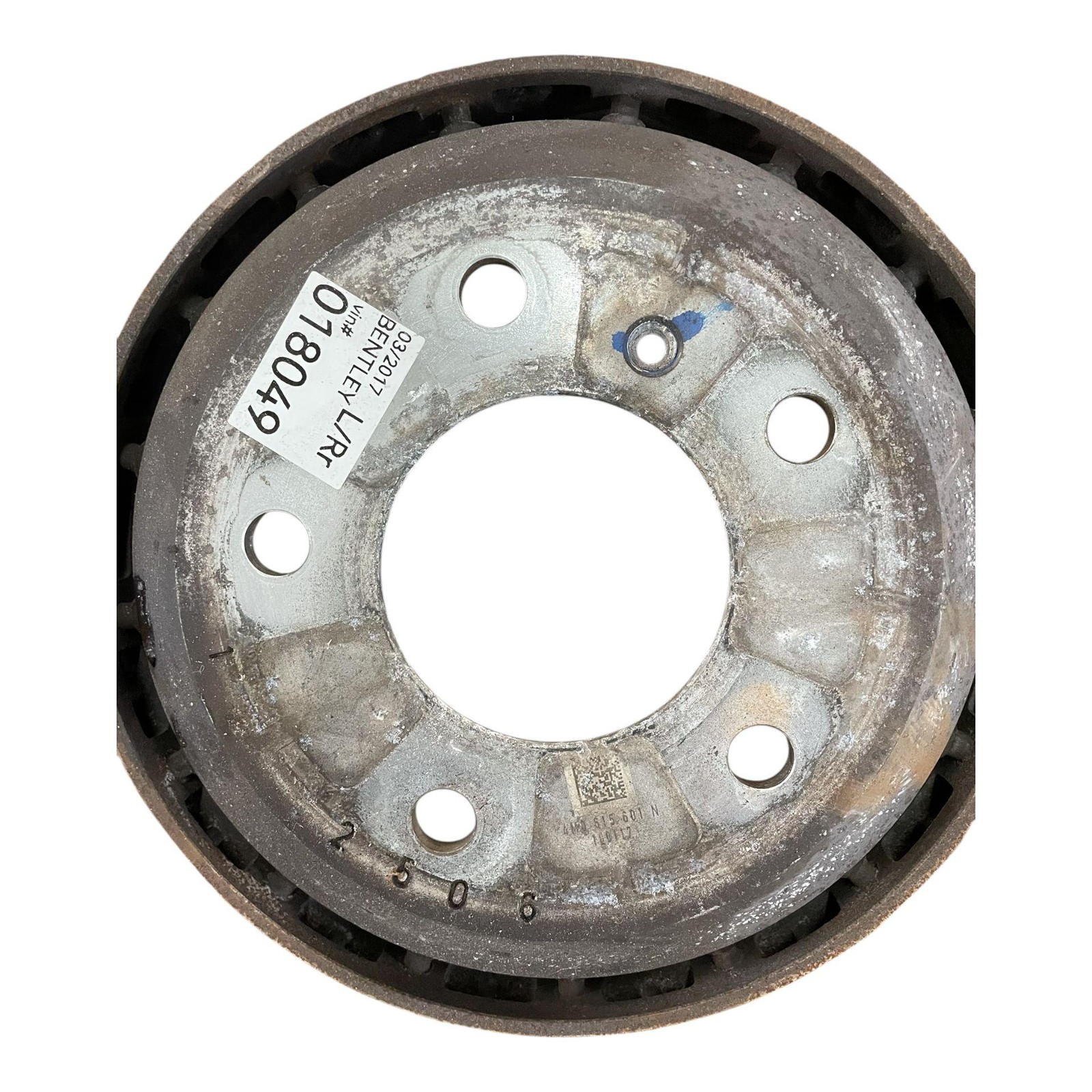 2016-2020 BENTLEY BENTAYGA REAR RIGHT & LEFT VENTILATED BRAKE ROTOR DISC *28K*