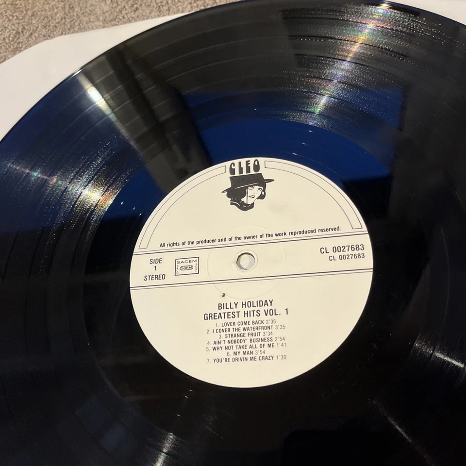 BILLIE HOLIDAY…”Greatest Hits Vol.1”…Cleo 12” Vinyl Lp (Holland)…Vg - Image 3 of 4