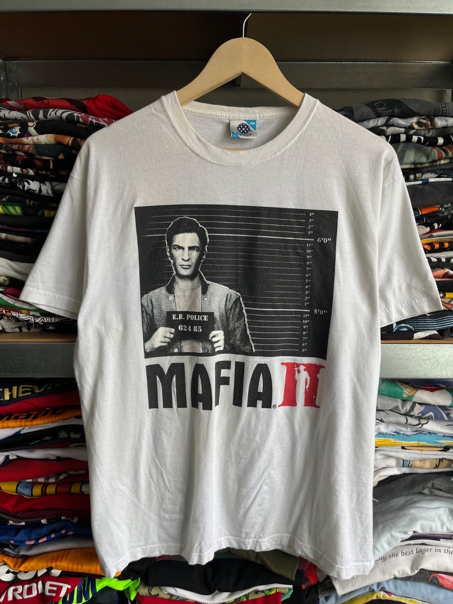Vintage Y2K Mafia 2 2010 Video Game Promo PlayStation Xbox T Shirt