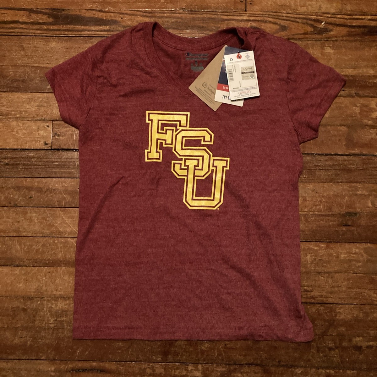 Women's Florida State Seminoles V-Neck T-Shirt - Officially Licensed FSU Apparel