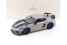 Norev 2023 Porsche 718 Cayman GT4 RS w/ Weissach Chalk (Crayon) 1:18 187253