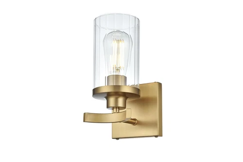 Living District Thane 5" Wall Sconce In Satin Gold - Picture 3 of 8