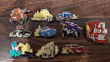 DLR - Cars Mystery Tin Collection - 2009 - 10 Pin Set - LE 800