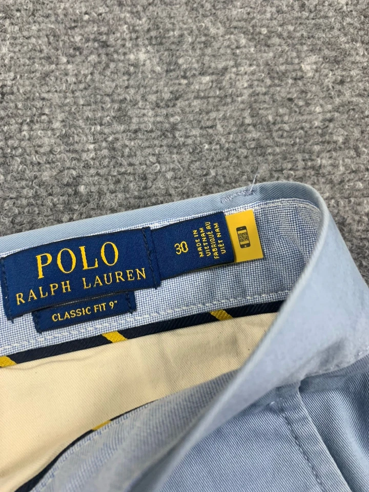 Polo Ralph Lauren Shorts Mens 30 Blue Chino Pockets Casual Outdoors Stretch - Image 4 of 4