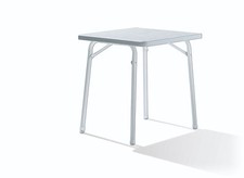 Sieger Gartentisch klappbar klappbar marmor weiß 70x70 cm