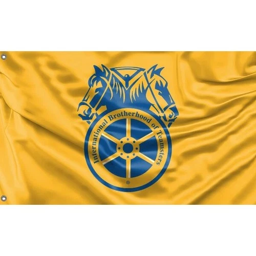 TEAMSTERS 3' X 5' BANNER FLAG Fast Shipping - product listing photo