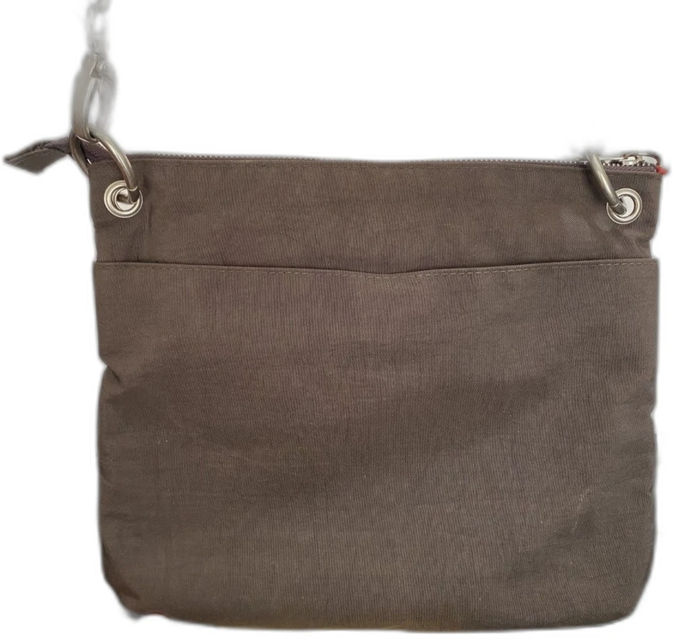 Baggallini Sydney Travel Organizer Brown Canvas Shoulder/Crossbody Bag - Image 2 of 4