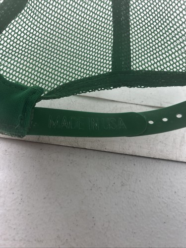 Vintage Oregon Ducks Ohio Other? Mesh Trucker Hat Snapback Green Made In USA - Picture 10 of 10