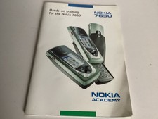 Nokia 7650 Hands On Training 44 Page Booklet Academy 2002 Mobile Phone Very Good