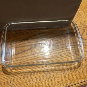 Pyrex 233-N Clear Glass Rectangular Casserole Dish/Cake Pan 33x23x5 cm 13x9x2 in