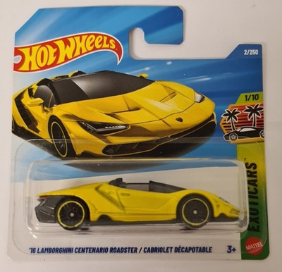 Hot Wheels ´16 Lamborghini Centenario Roadster 2/250-2026 JJH80 HW Exoticars