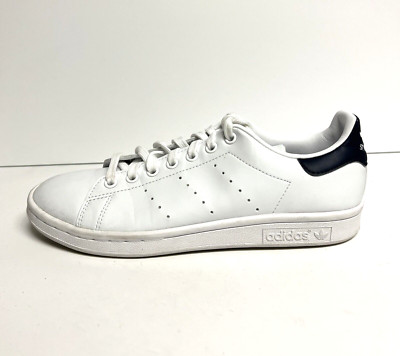 adidas Mens Stan Smith Leather Sneaker White Size 7.5 M