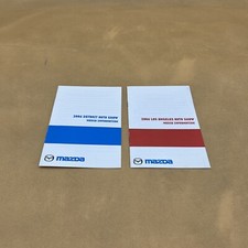 2006 MAZDA DETROIT & LOS ANGELES AUTO SHOW MEDIA INFORMATION MANUAL BOOKLET SET