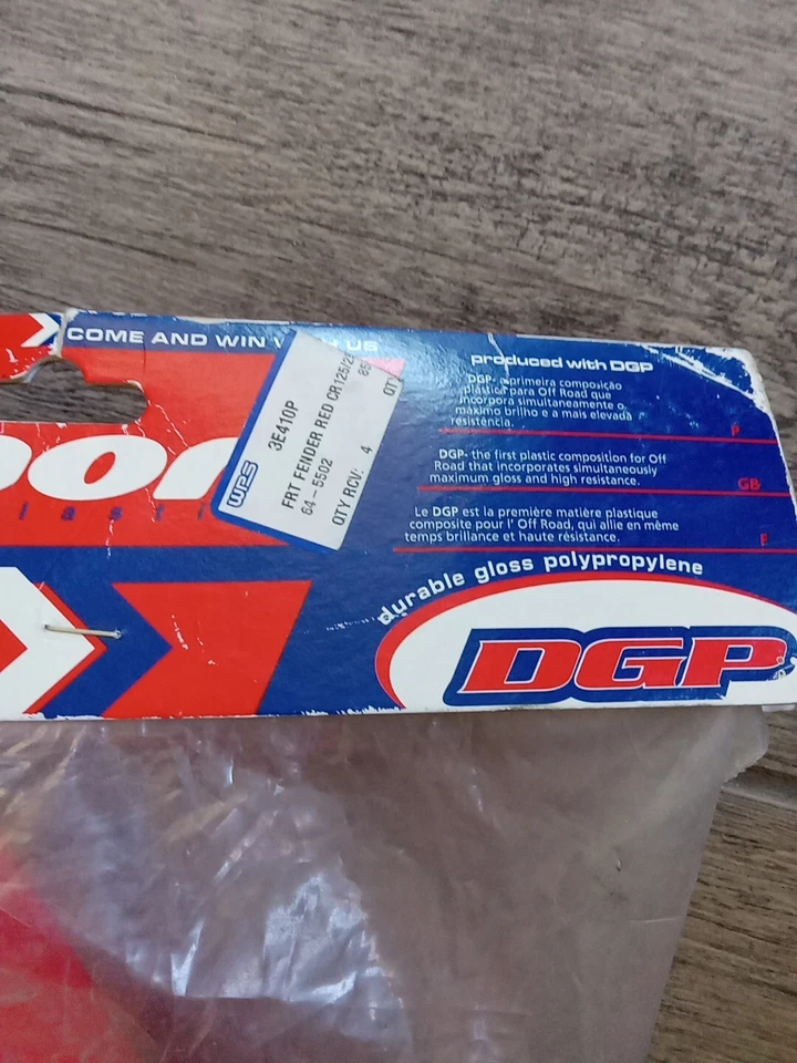 POLISPORT FRT FENDER CR125/250 RED Fits: Honda CR500R,CR125R,CR250R 8550000013 - Image 4 of 4