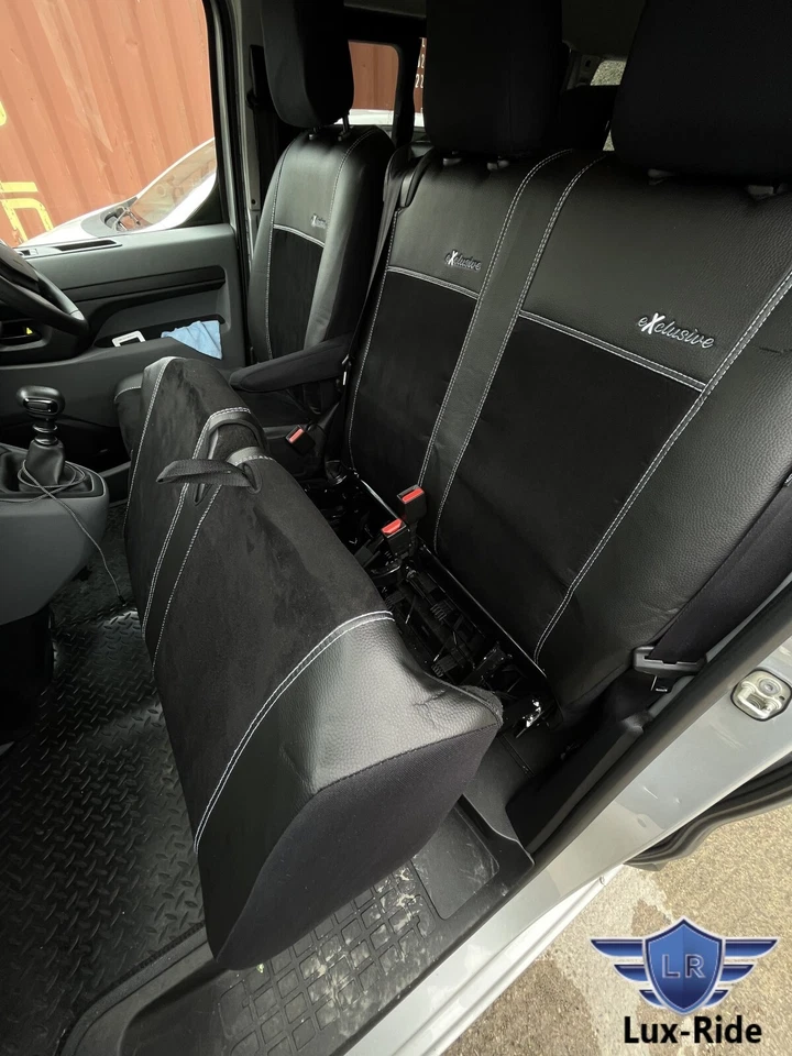 PEUGEOT EXPERT 2018 - 2025 ARTIFICIAL LEATHER & ALICANTE TAILORED SEAT COVERS - Image 4 of 4