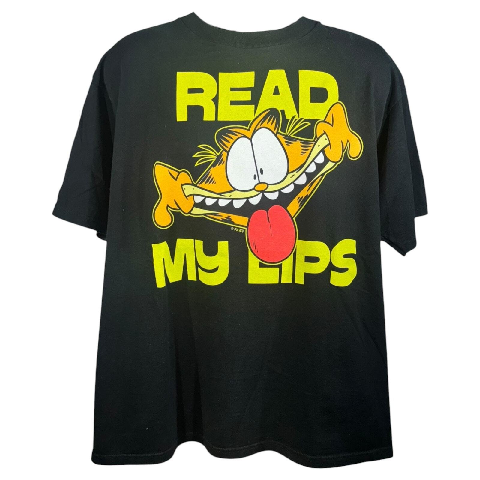 Garfield Coffee Men's T-Shirt - Big & Tall Sizes, Charcoal Heather Tee, Nickelodeon Licensed - View #5