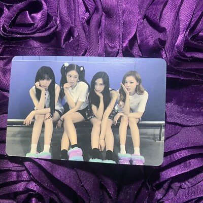 AESPA Night City K POP Idol Photo Card GROUP White Tee