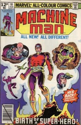 Machine Man (1978) #  10 UK Price (5.0-VGF) 1979