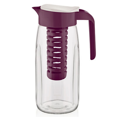 Wasserkrug 1,45 l mit Einsatz für Früchte Fiesta Violett AMBITION