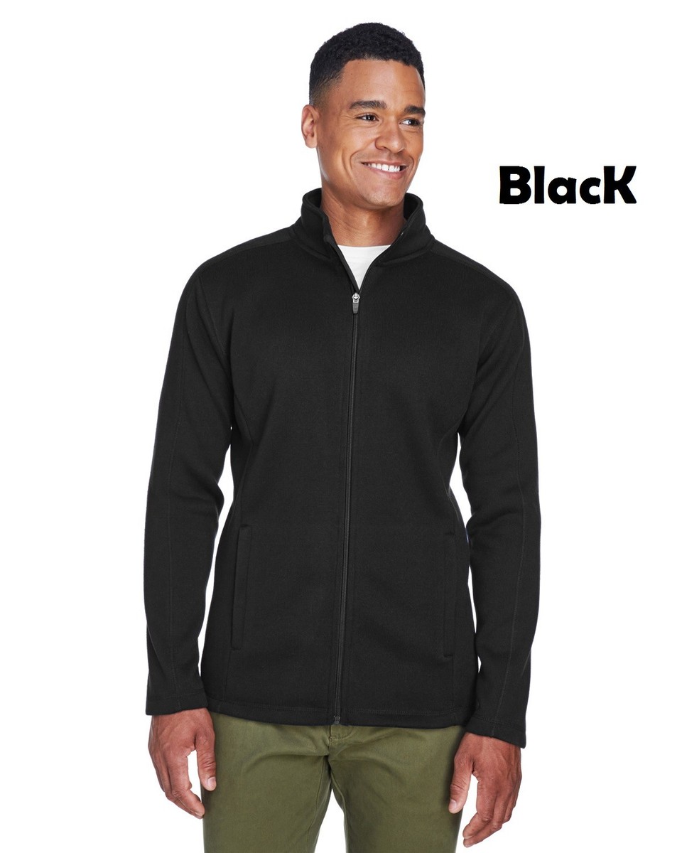 Devon & Jones Mens Bristol Full-Zip Sweater Fleece Winter Jacket