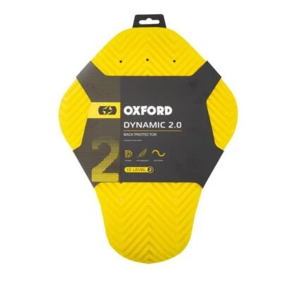 Oxford Dynamic 2.0 Motorcycle Jacket Back Protector Insert Flexible Armour