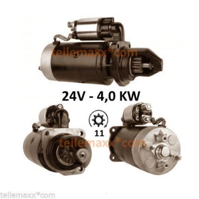 Anlasser für  Valmet - Sisu Diesel - AGCO Power 411C 611C 0001368041 AZJ3230 ..