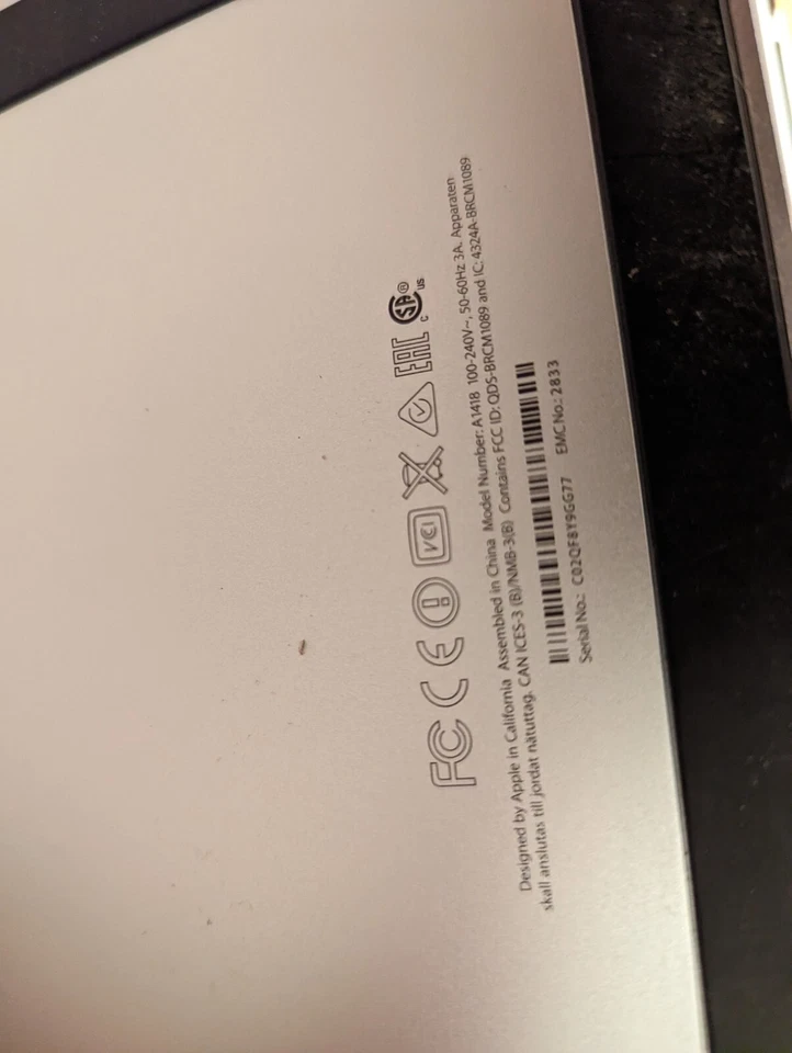 Apple iMac 21.5" A1418 MK442LL/A 2015 i5-5575R 2.8GHz 8GB RAM 1TB HDD - Image 3 of 4