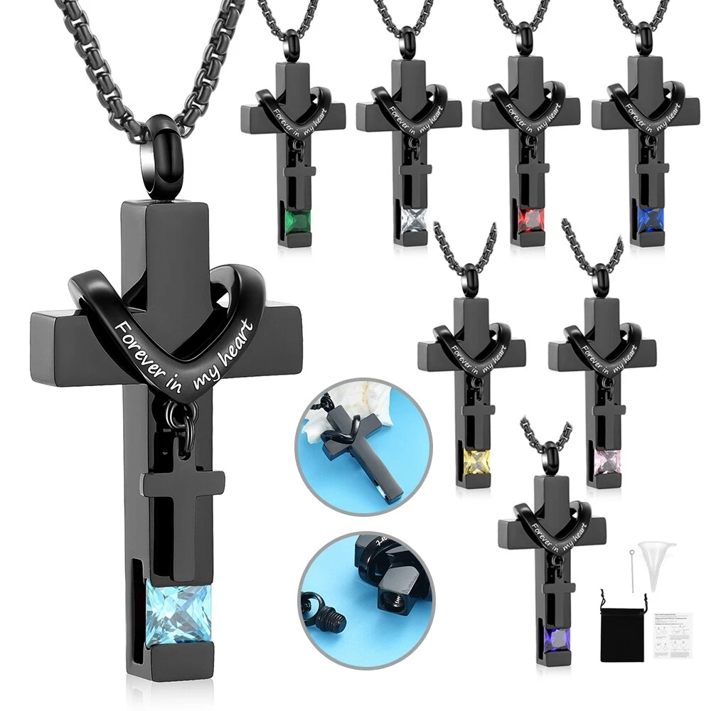 Unique cremation hotsell jewelry cross
