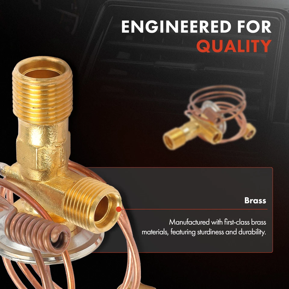 Válvula de expansión de aire acondicionado para Chevy Geo Spectrum BMW 320i Audi Isuzu Mazda Porsche VW Foto 4 de 4