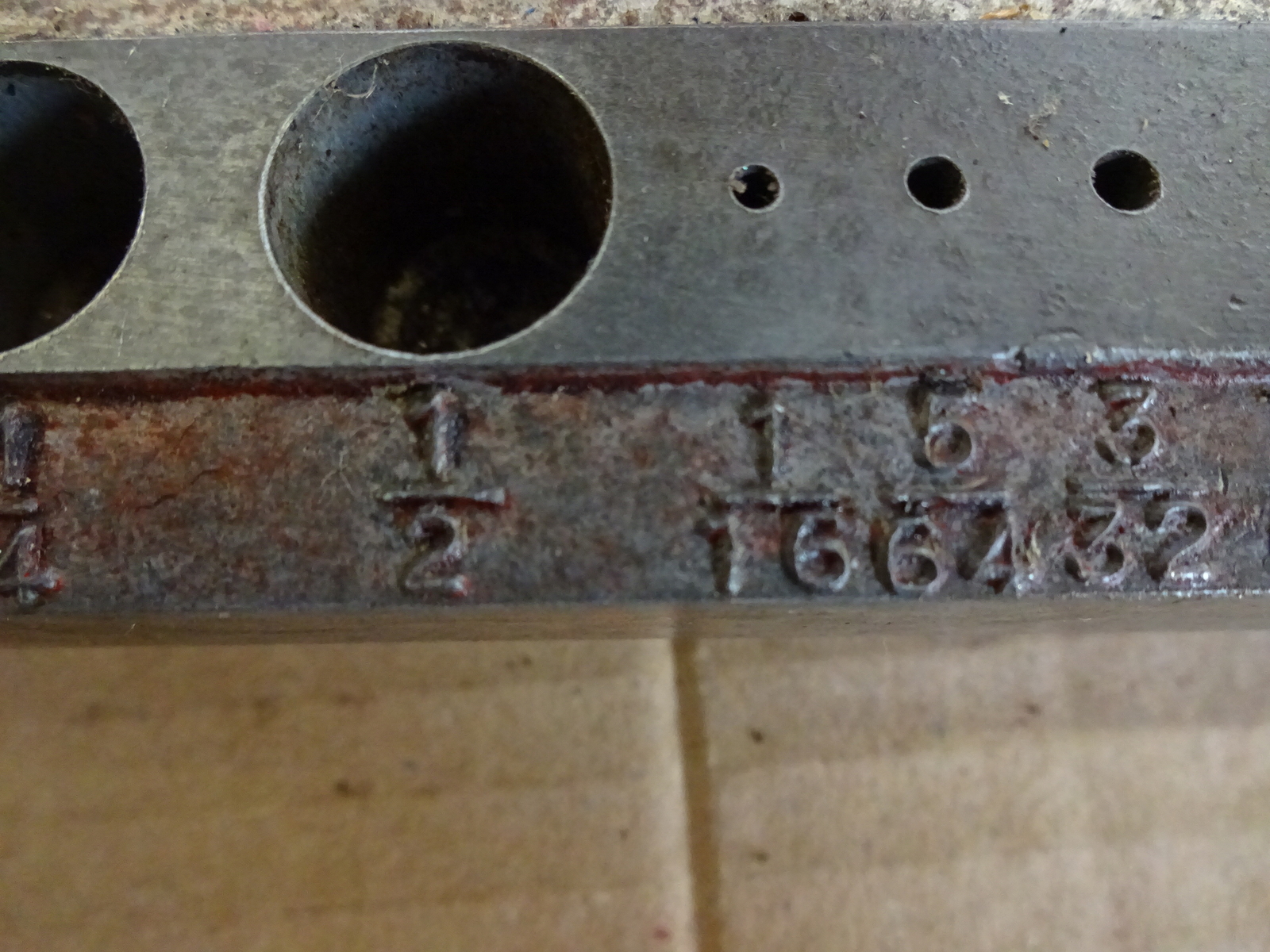 Dormer drill lozenge stand, fractional imperial drills 1/16"1/2" eBay