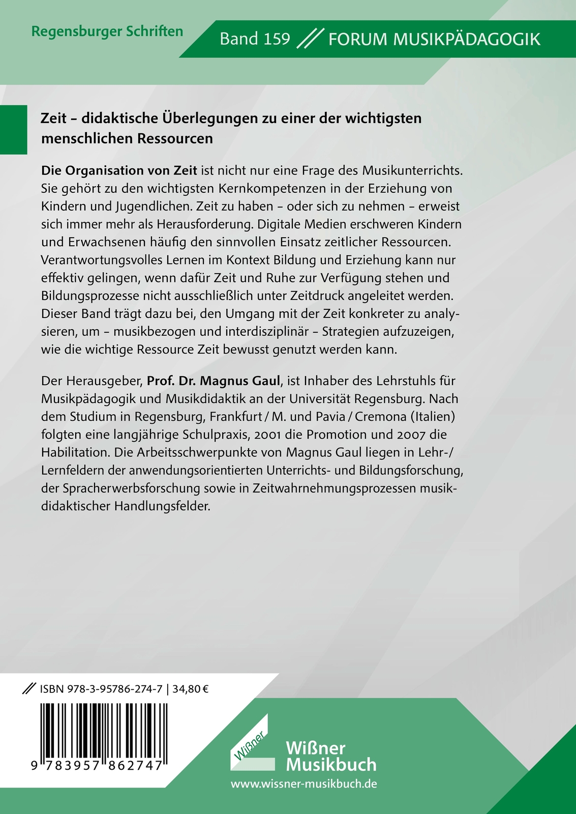 Thumbnail - Musik Und Zeitmanagement Digitalen Zeitalter Magnus Gaul Taschenbuch
