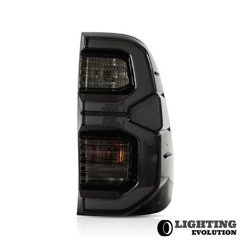 Upgrade Smoked Full LED Tail Lights For Toyota Hilux 15-2023 w/Startup Animation - Picture 2 of 17