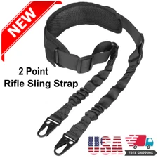 Two 2 Point Gun Sling Strap With Non-Slip Shoulder Padded Adjustable Rifle Sling