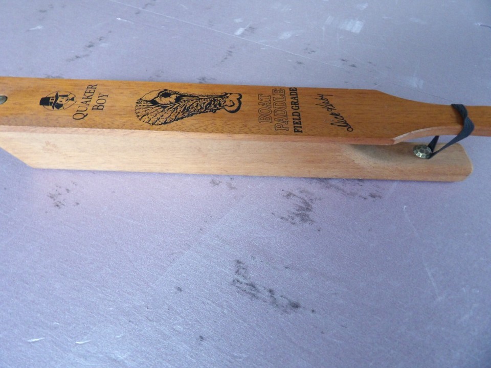 Dick Kirby Quaker Boy Field Grade Boat Paddle Turkey Box Call NICE! eBay