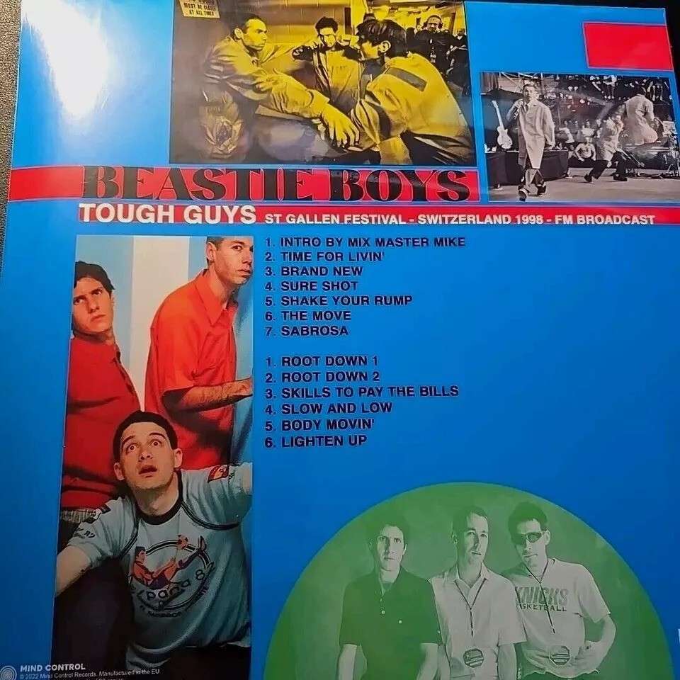 The Beastie Boys - Tough Guys: Switzerland 1998 Red Vinyl