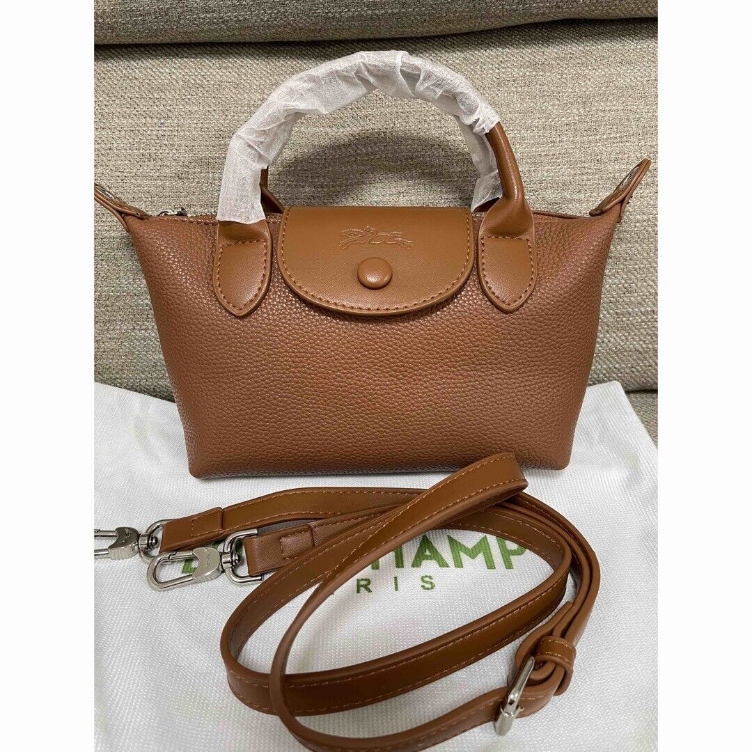 Longchamp Shoulder Bag Pliage Xs Mini Leather Brown | eBay Longchamp Shoulder Bag Pliage Xs Mini Leather Brown | eBay