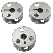 3 Pk Juki Genuine Aluminum Bobbin #107-59603 for LU-2210N-7, LU-2212N-7