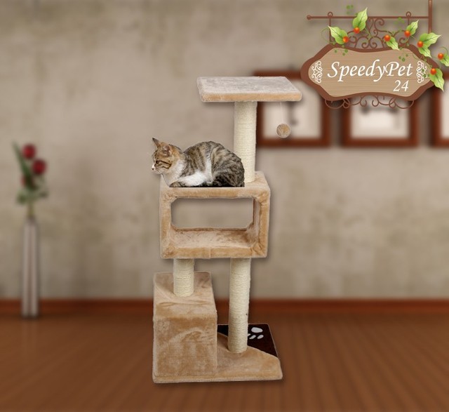 Haustier Katze Spielzeug Kratzbaum Spielbaum Katzen Katzenbaum Tm113014