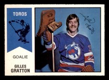 1974 OPC O-Pee-Chee WHA Hockey #65 Gilles Gratton NM/MT