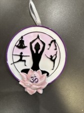 Yoga Poses Personalized Christmas Ornament