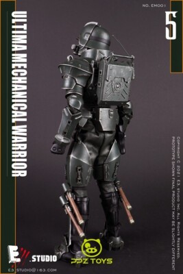 1/6 E3.Studio Action Figure - Ultima Mechanical Warrior NO.5 Green